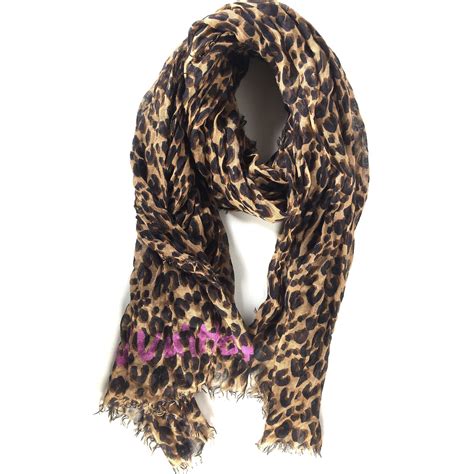 lv leopard scarf